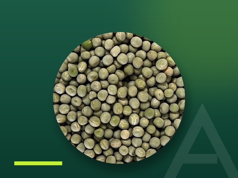Whole green peas