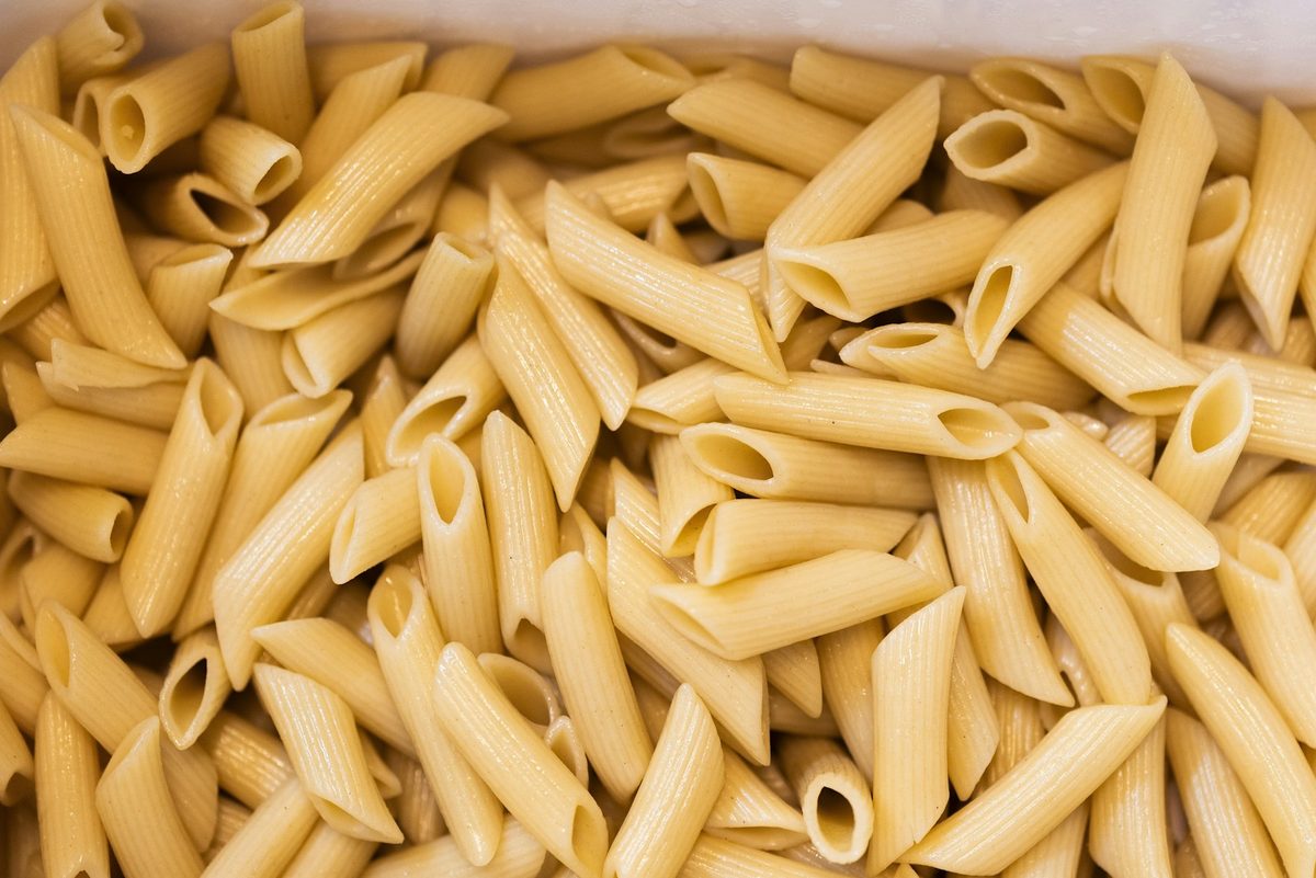 Dry penne pasta