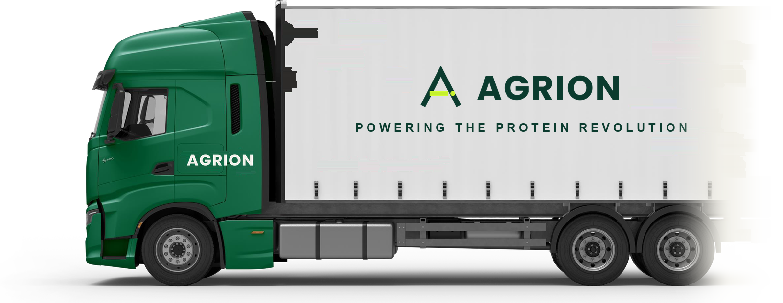 AGRION truck, Powering the Protein Supply Chain